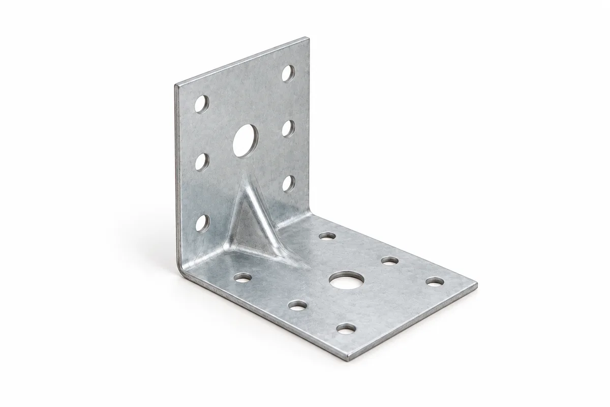 Winkelverbinder mit Rippe