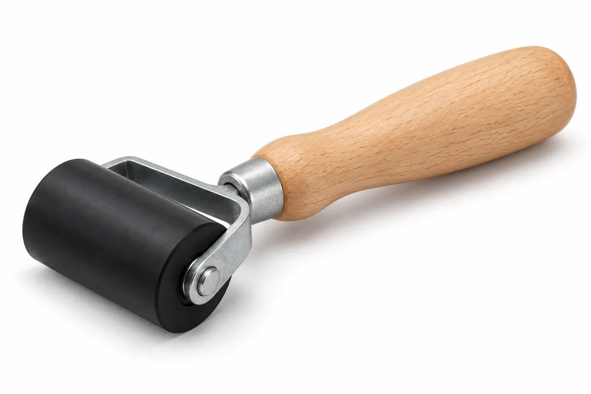 Andruckrolle für Klebebänder