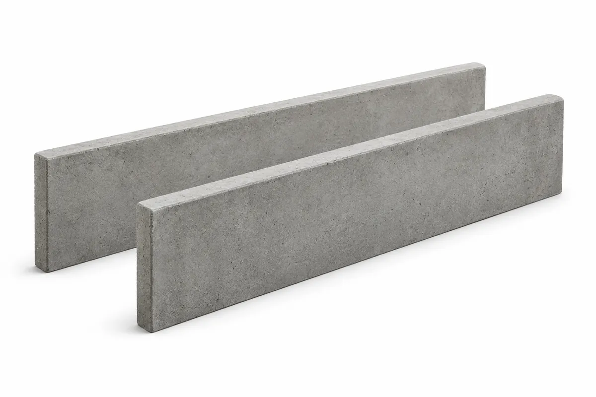 Rasenkanten, Tiefborde und Hochborde aus Beton