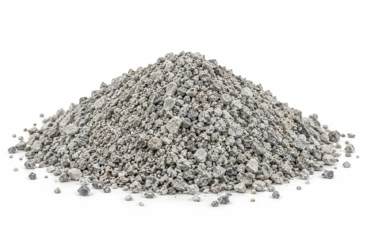 Brechsand und Fugenmaterial