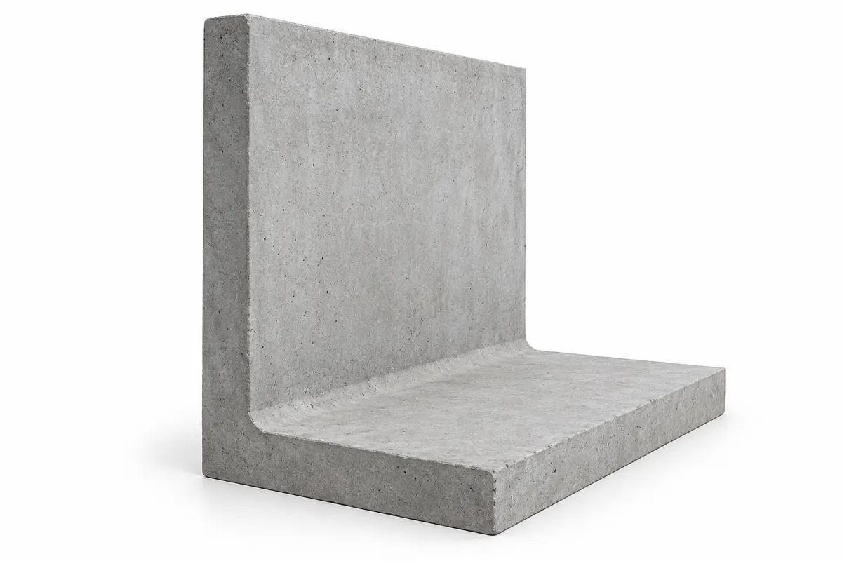 L-Steine und Winkelstützen aus Beton