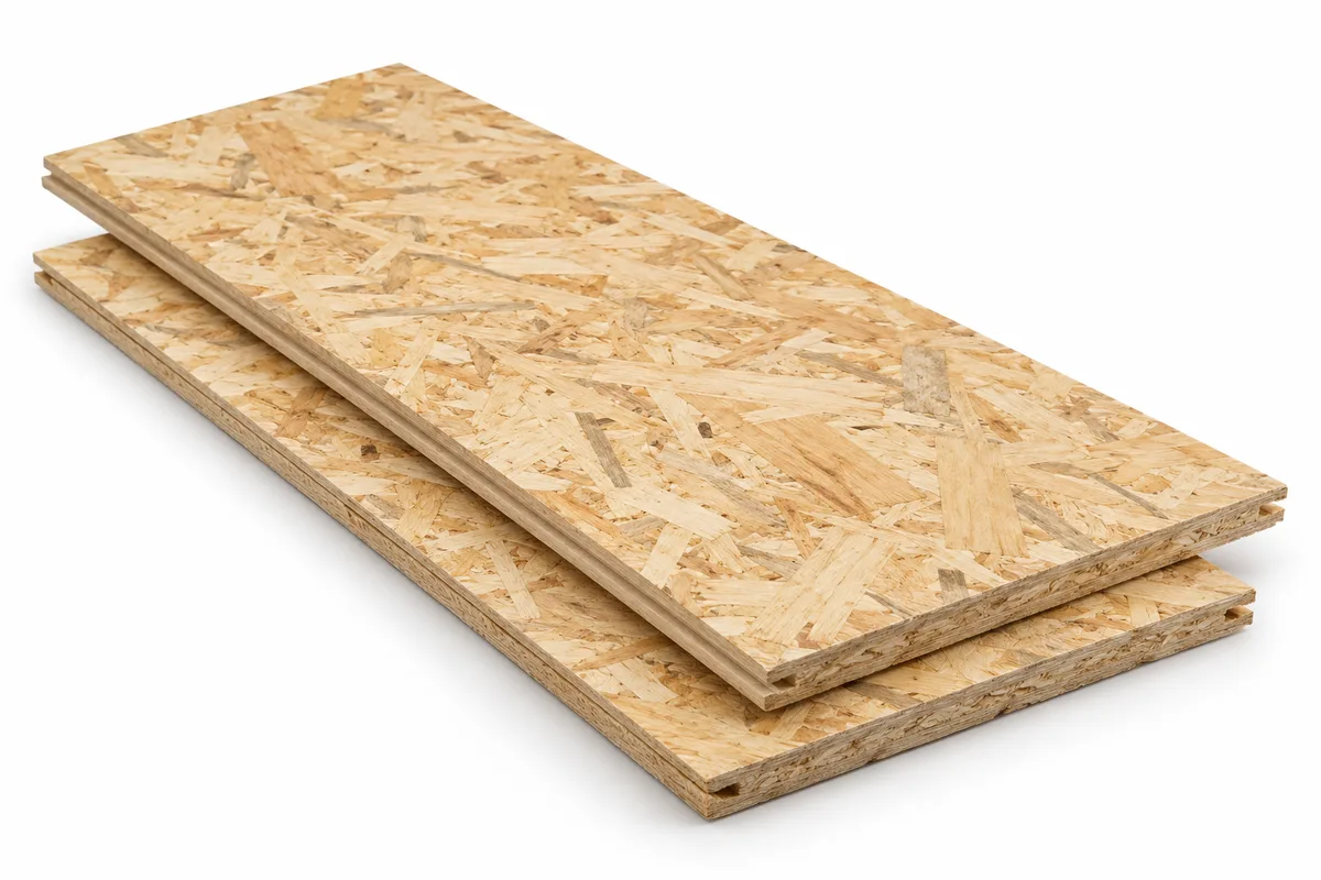 OSB/3-Platte 15 mm, Nut + Feder, geschliffen – 2500 × 675 mm