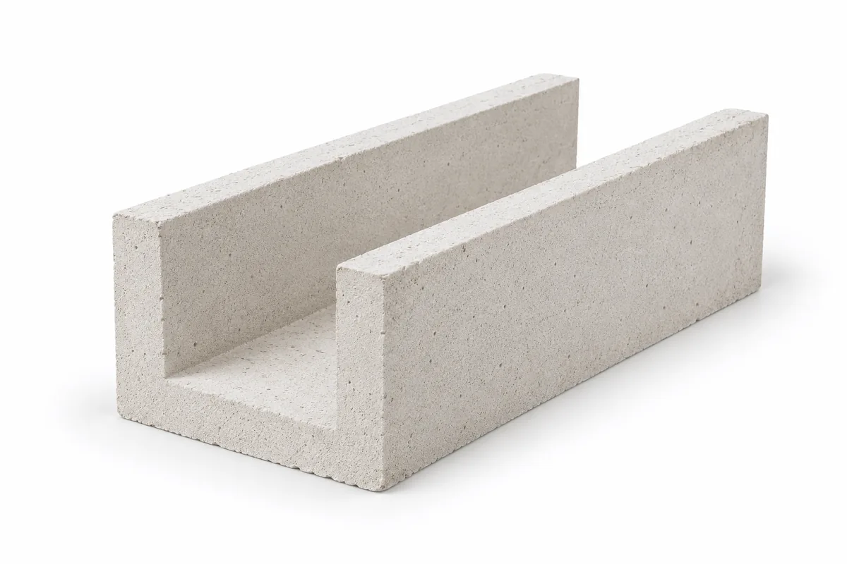 Porenbeton-U-Schale